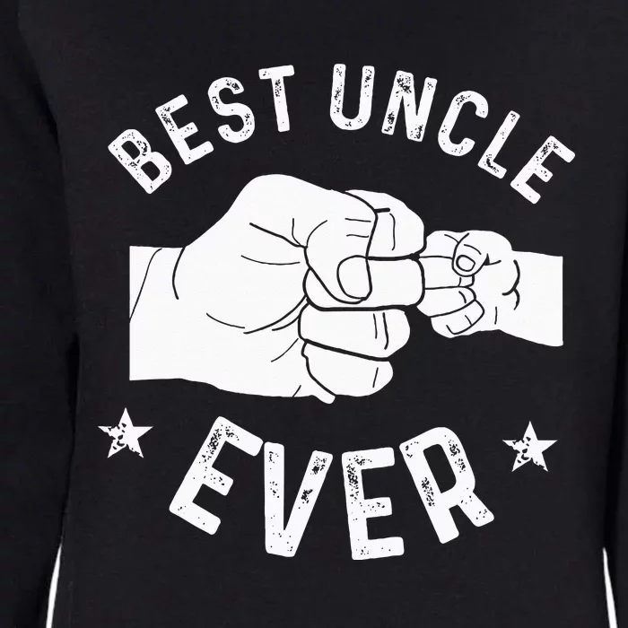 Funny Best Uncle Ever Fist Bump Womens California Wash Sweatshirt