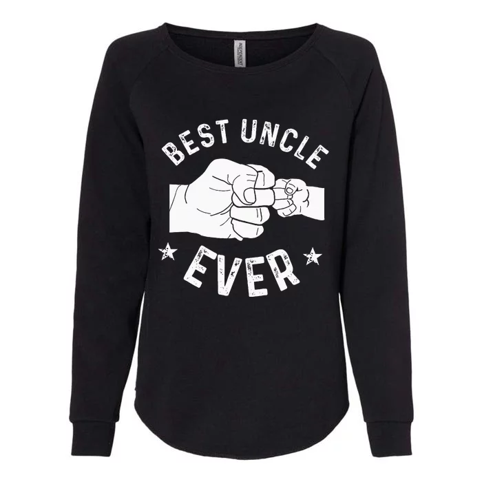 Funny Best Uncle Ever Fist Bump Womens California Wash Sweatshirt