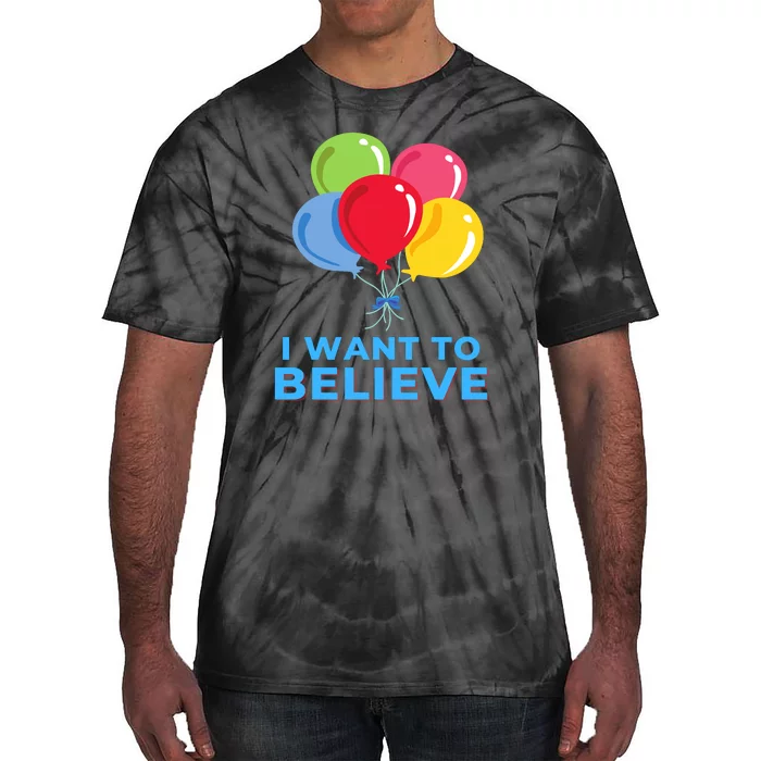 Funny Balloon UFO China Hoax Fake News Tie-Dye T-Shirt