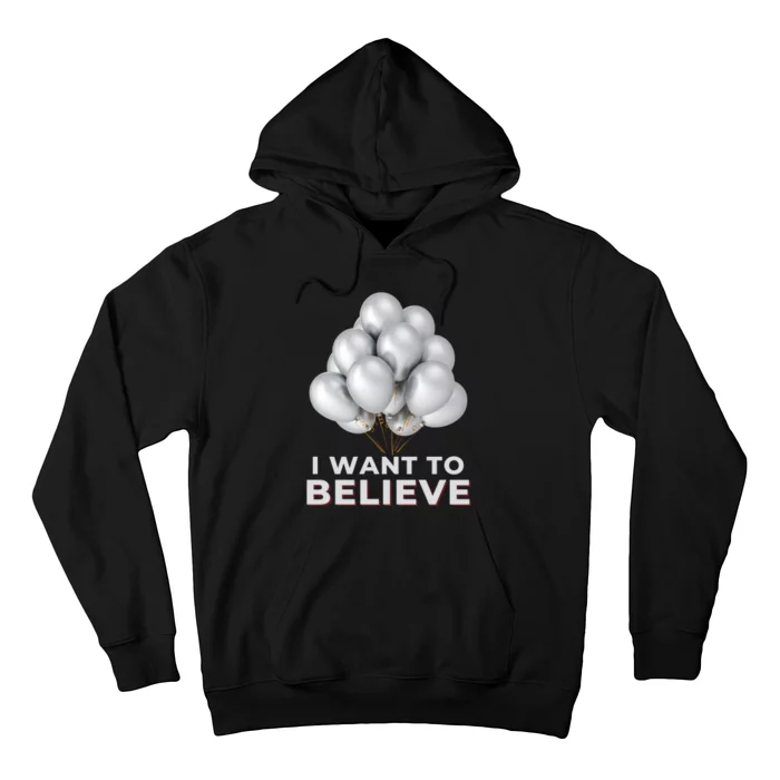 Funny Balloon UFO China Hoax Fake News Hoodie