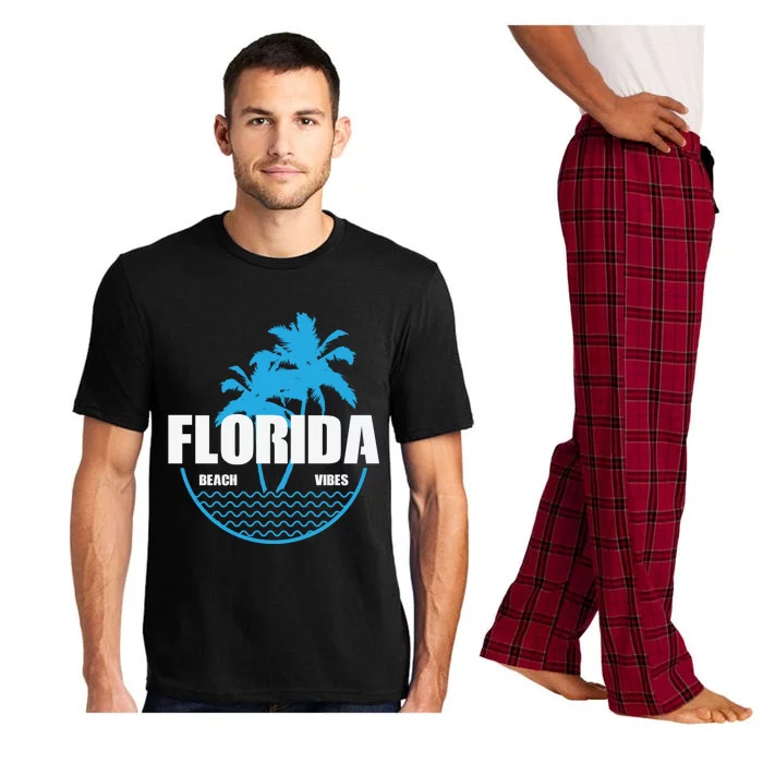 Florida Beach Vibes Usa America Gift Pajama Set