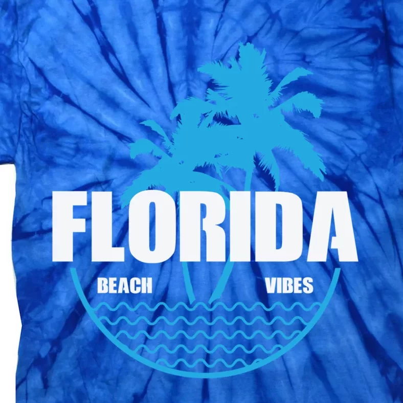 Florida Beach Vibes Usa America Gift Tie-Dye T-Shirt