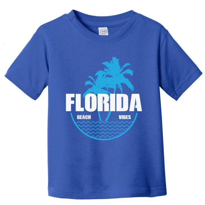 Florida Beach Vibes Usa America Gift Toddler T-Shirt