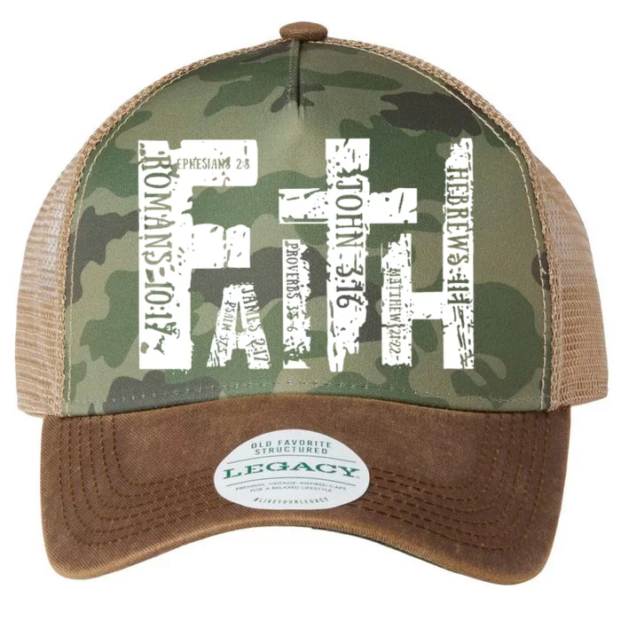 Faith Bible Verse Christian Quote Legacy Tie Dye Trucker Hat