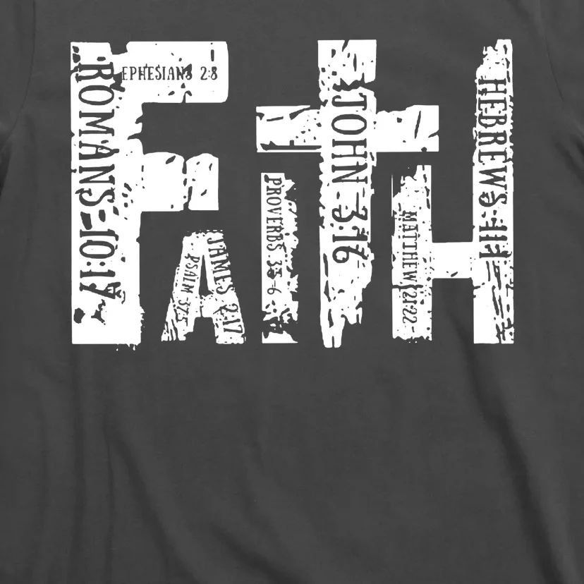 Faith Bible Verse Christian Quote T-Shirt