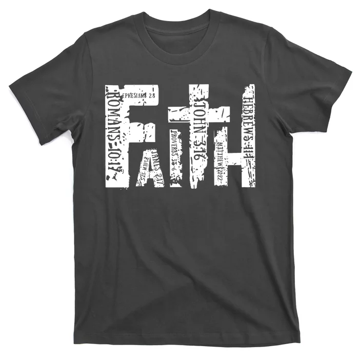 Faith Bible Verse Christian Quote T-Shirt