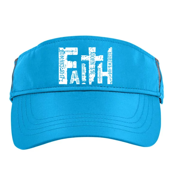 Faith Bible Verse Christian Quote Adult Drive Performance Visor