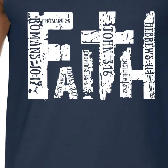 Faith Bible Verse Christian Quote Comfort Colors® Tank Top