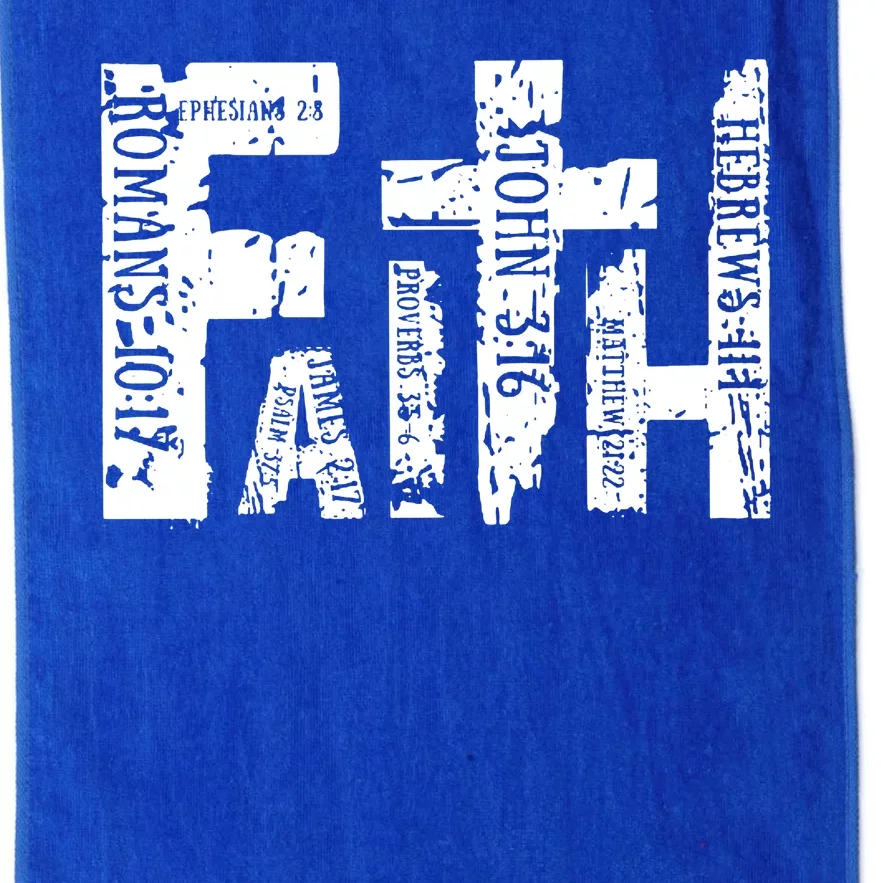 Faith Bible Verse Christian Quote Platinum Collection Golf Towel