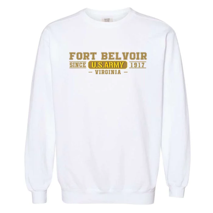 Fort Belvoir Virginia Army Base Garment-Dyed Sweatshirt