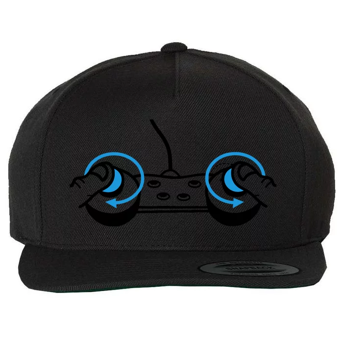 Funny Boobs Video Game Controller Gaming Wool Snapback Cap