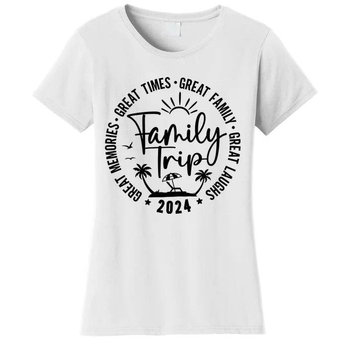 Family Beach Vacation 2024 Matching Women's T-Shirt