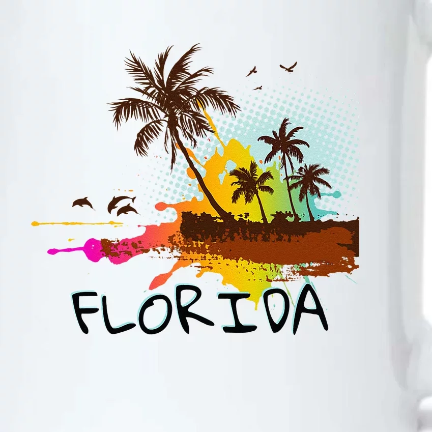 Florida Beach Vacation Ar For Ocean Lovers Black Color Changing Mug