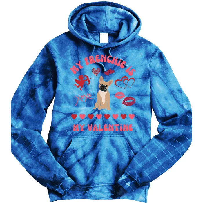 French Bulldog Valentine's Day Dog Fur Mama 'S 'S Gift Tie Dye Hoodie