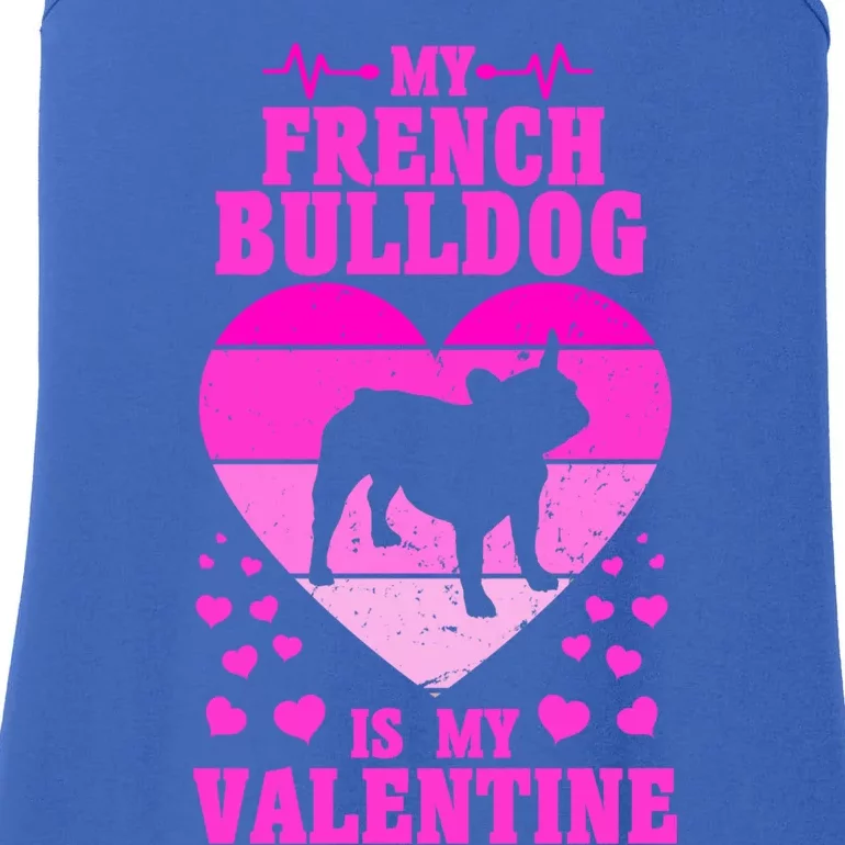 French Bulldog Valentines Day Dog Lover And Gift Ladies Essential Tank