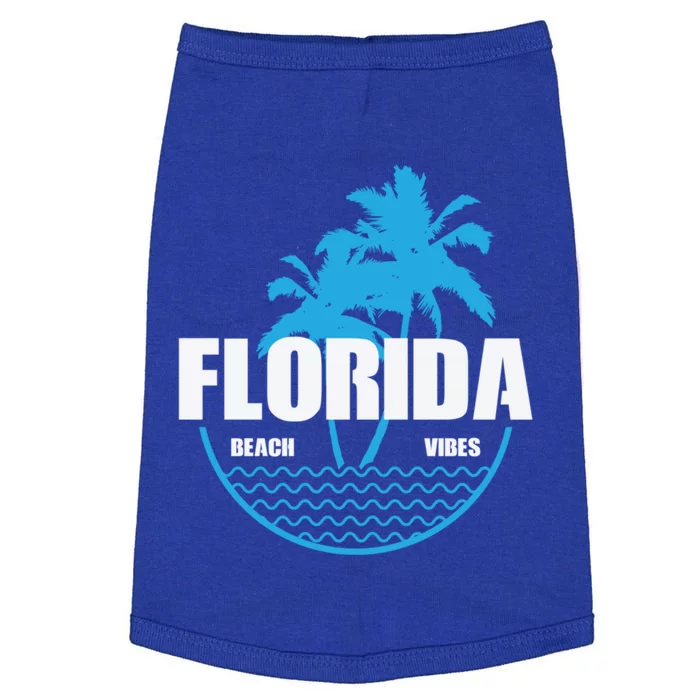 Florida Beach Vibes Usa America Gift Doggie Tank