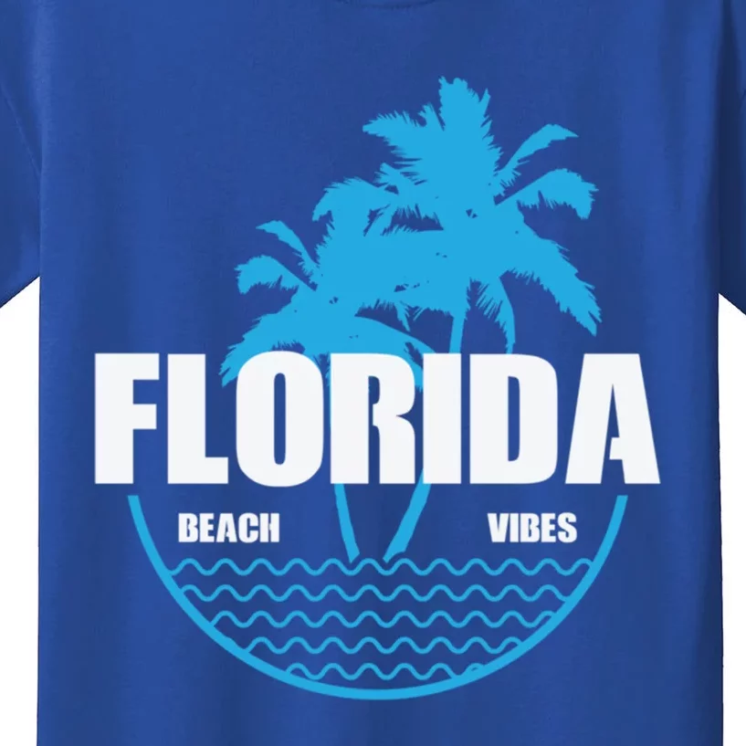 Florida Beach Vibes Usa America Gift Kids T-Shirt