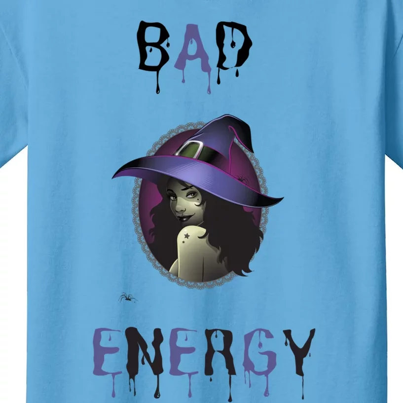 Funny Bad Witch Energy Cute Gift Kids T-Shirt