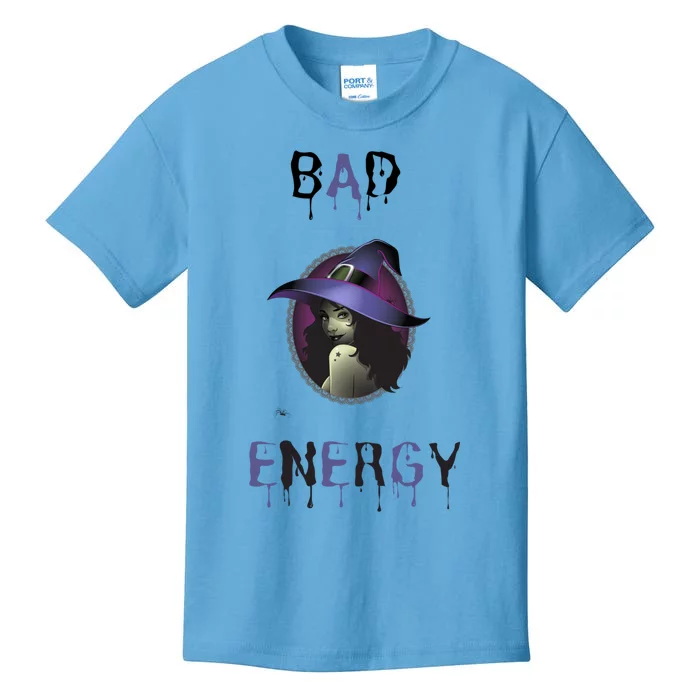 Funny Bad Witch Energy Cute Gift Kids T-Shirt