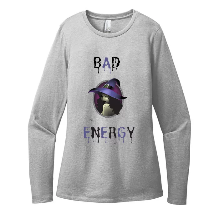 Funny Bad Witch Energy Cute Gift Womens CVC Long Sleeve Shirt