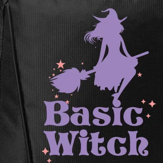 Funny Basic Witch Halloween Party Costume Cute Gift City Backpack