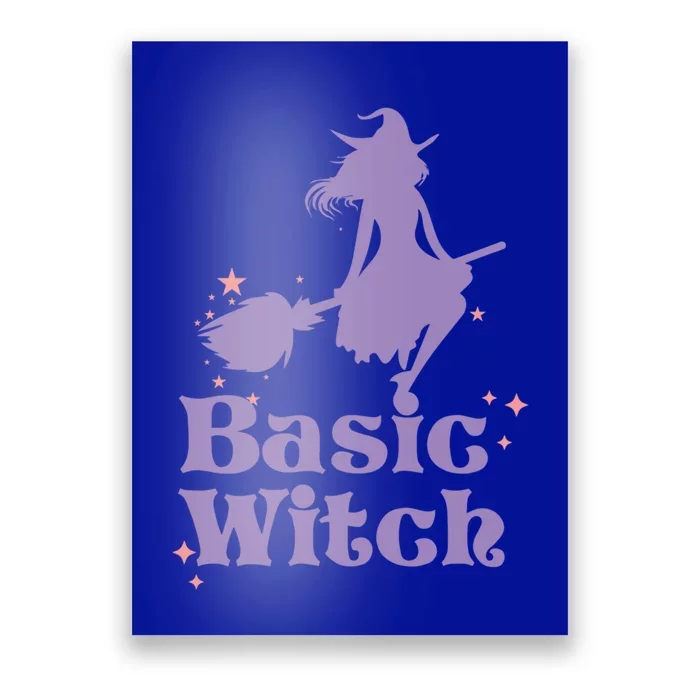 Funny Basic Witch Halloween Party Costume Cute Gift Poster