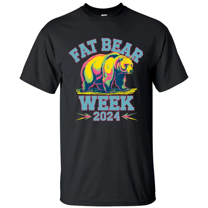 Fat Bear Week 2024 Grazer Animal Lover Alaska Katmai Nature Tall T-Shirt