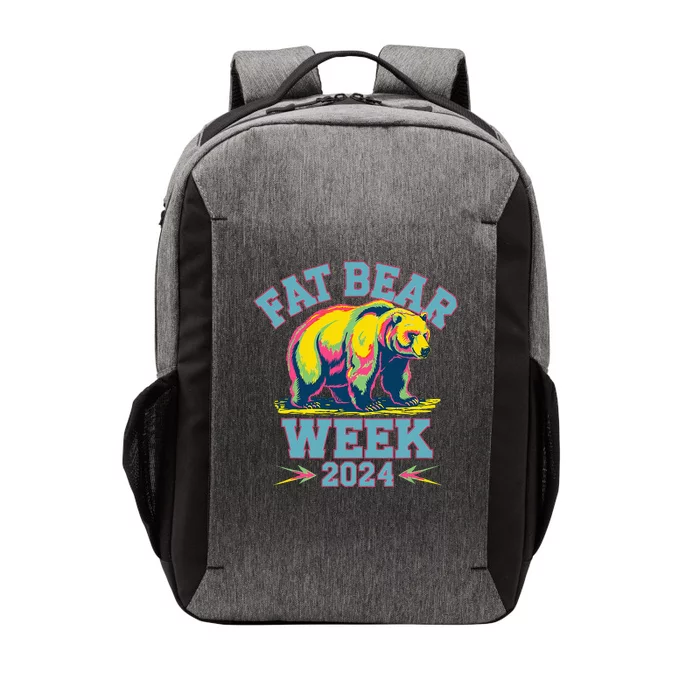 Fat Bear Week 2024 Grazer Animal Lover Alaska Katmai Nature Vector Backpack