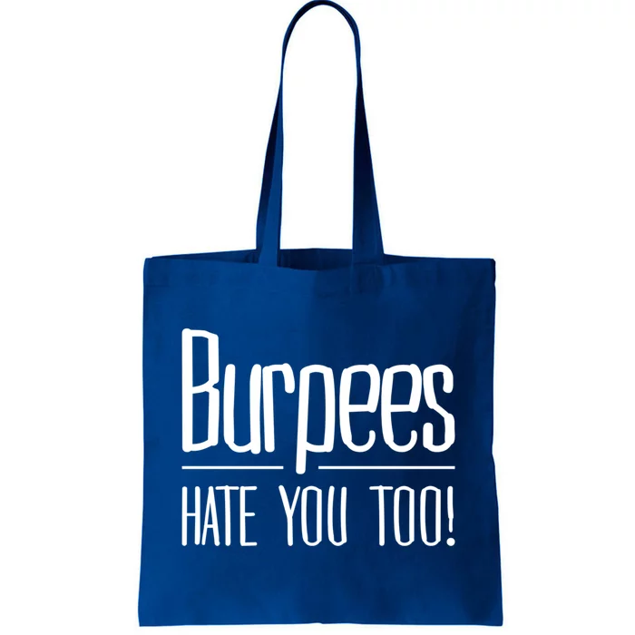 Funny Burpee Workout Fitness Sarcastic Cool Gift Tote Bag