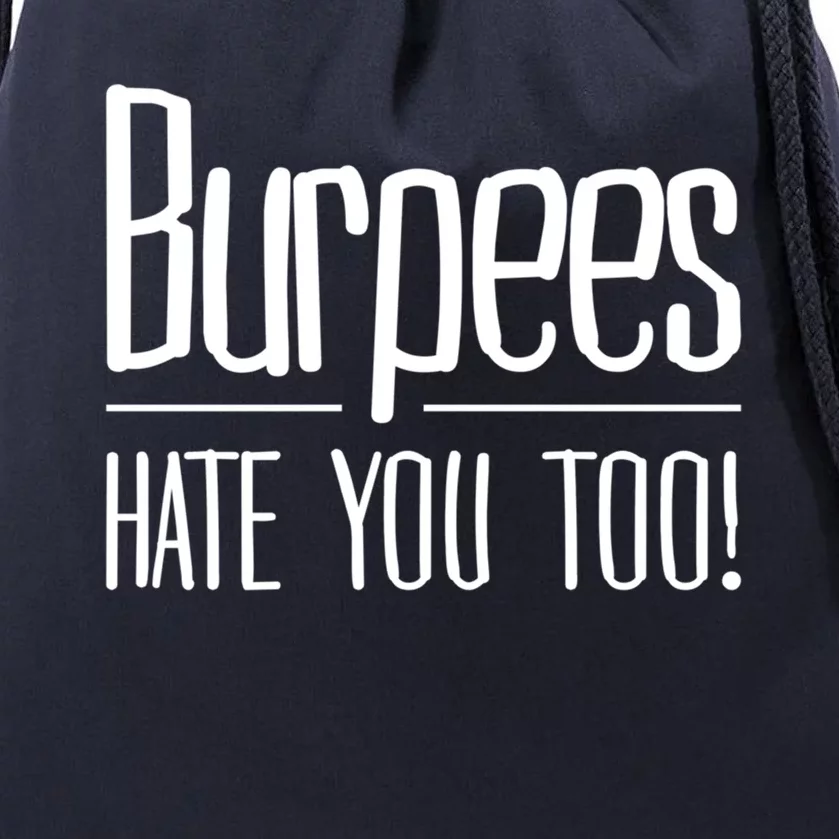 Funny Burpee Workout Fitness Sarcastic Cool Gift Drawstring Bag