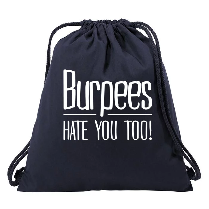 Funny Burpee Workout Fitness Sarcastic Cool Gift Drawstring Bag