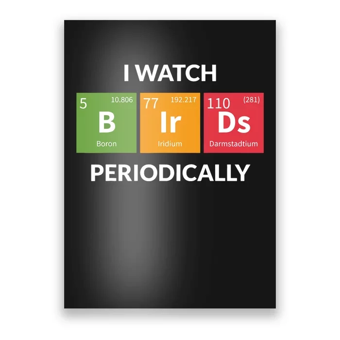 Funny Bird Watching Birding Bird Nerd Poster