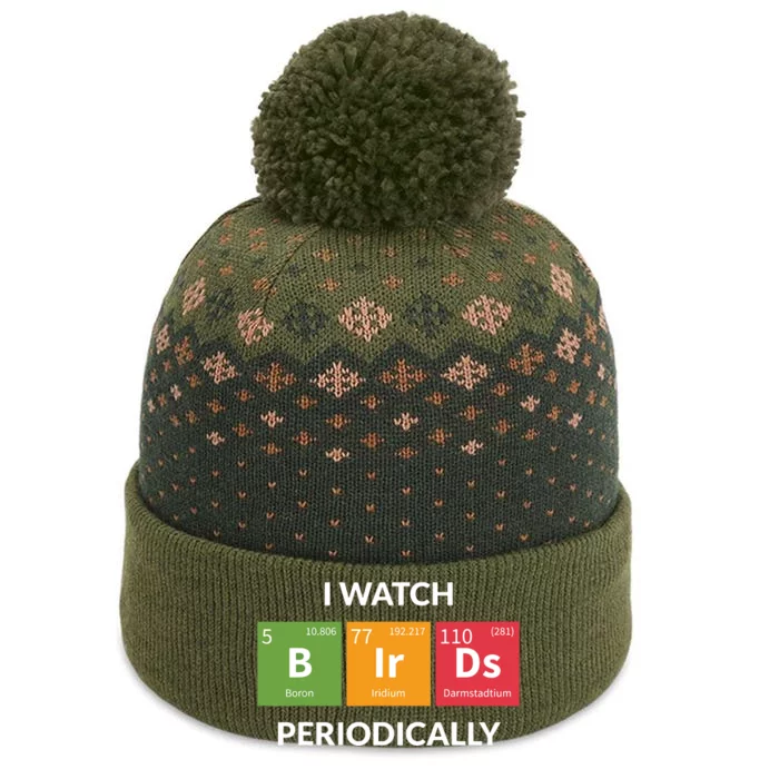 Funny Bird Watching Birding Bird Nerd The Baniff Cuffed Pom Beanie