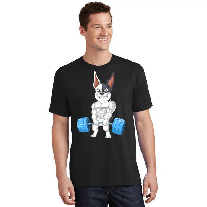 French Bulldog Weightlifting T-Shirt