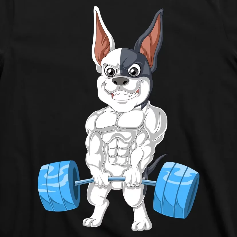 French Bulldog Weightlifting T-Shirt