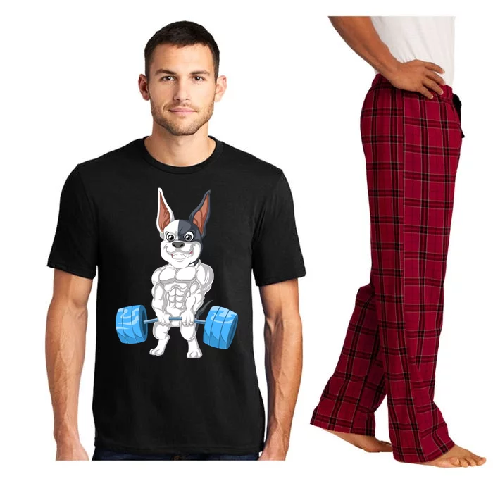 French Bulldog Weightlifting Pajama Set