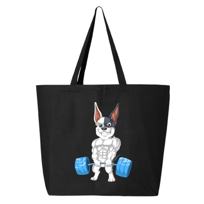 French Bulldog Weightlifting 25L Jumbo Tote