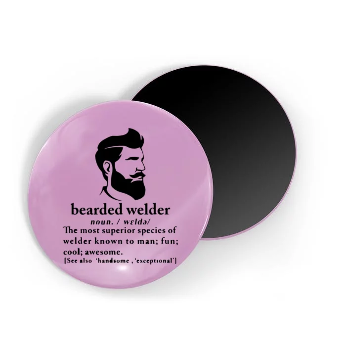 Funny Beard Welder Definition Meaning Magnet