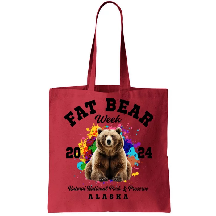 Fat Bear Week 2024 Katmai National Park And Preserve Alaska Tote Bag