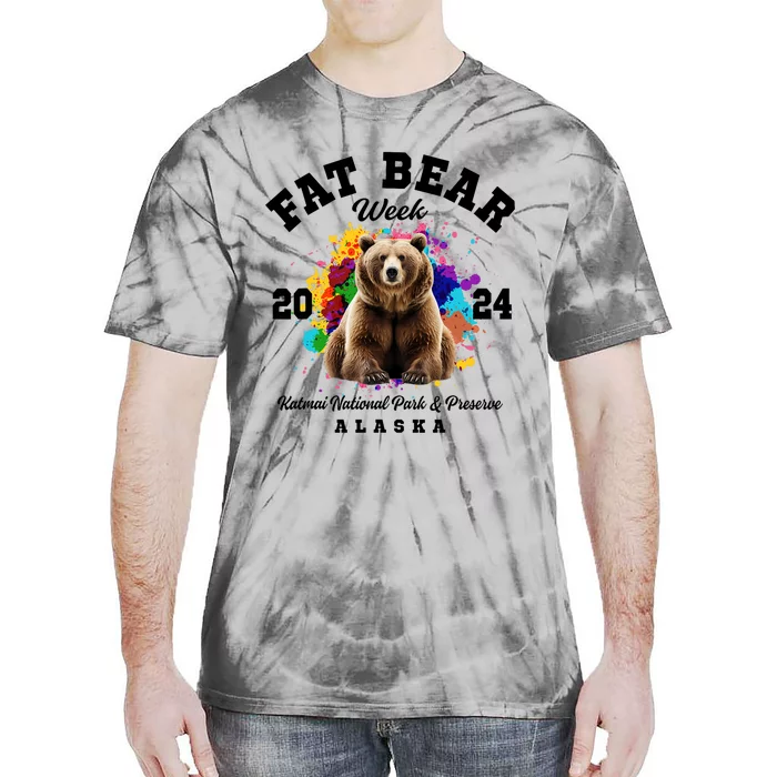 Fat Bear Week 2024 Katmai National Park And Preserve Alaska Tie-Dye T-Shirt