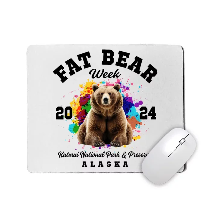 Fat Bear Week 2024 Katmai National Park And Preserve Alaska Mousepad