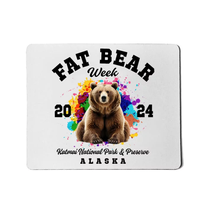 Fat Bear Week 2024 Katmai National Park And Preserve Alaska Mousepad