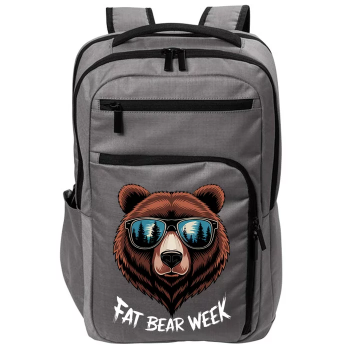 Fat Bear Week Retro Bear Sunglasses Nature Lovers Impact Tech Backpack