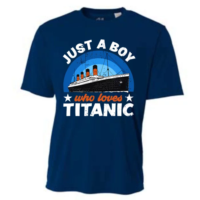 For Boys Who Just Love The RMS Titanic Cooling Performance Crew T-Shirt