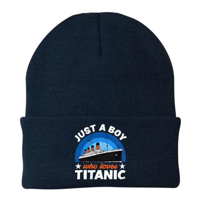 For Boys Who Just Love The RMS Titanic Knit Cap Winter Beanie