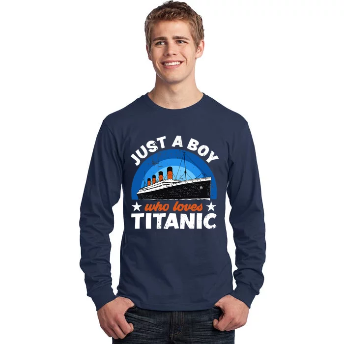 For Boys Who Just Love The RMS Titanic Tall Long Sleeve T-Shirt