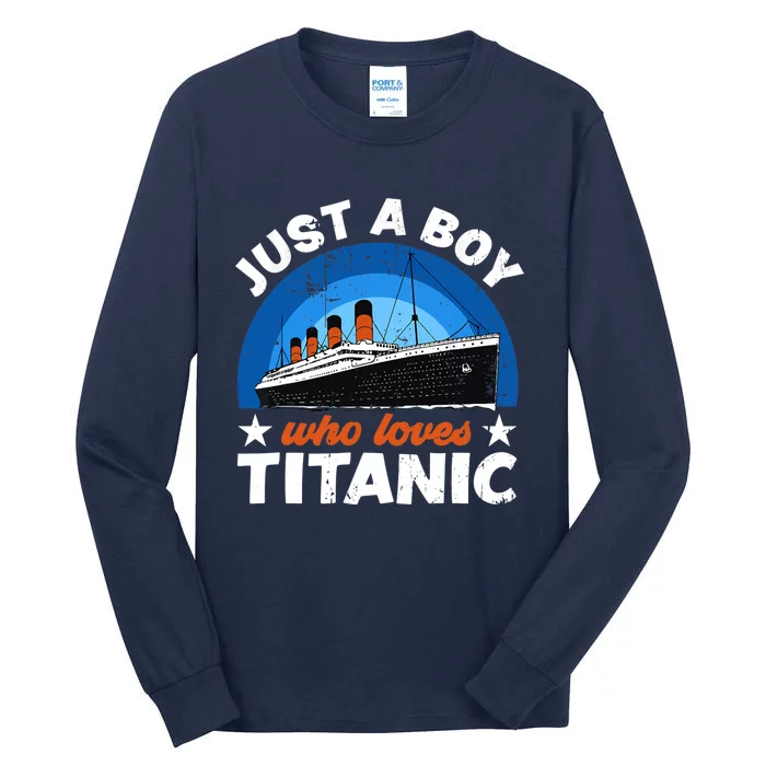 For Boys Who Just Love The RMS Titanic Tall Long Sleeve T-Shirt