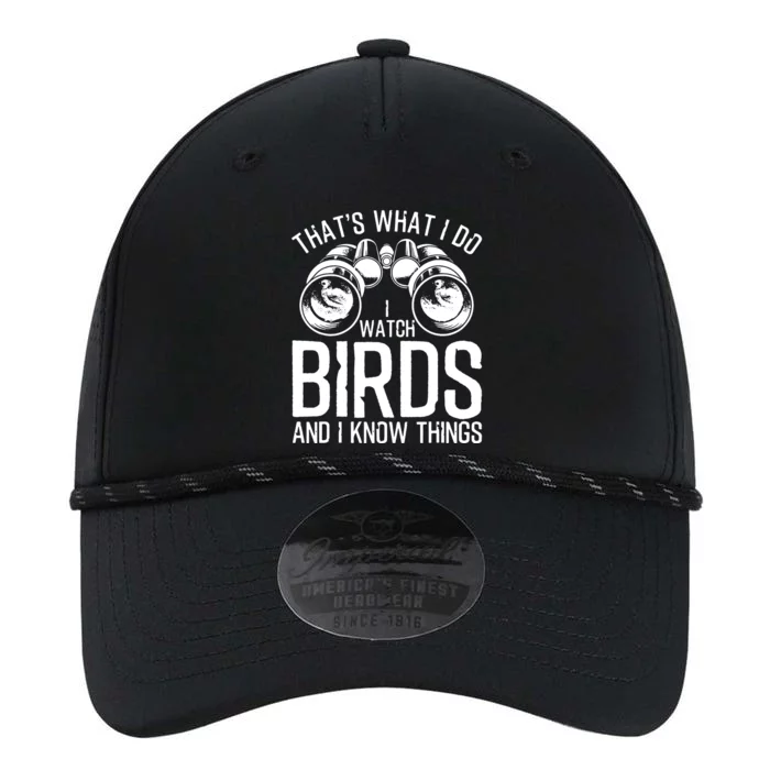 Funny Bird Watching Gift Cool Bird Lovers Watchers Performance The Dyno Cap