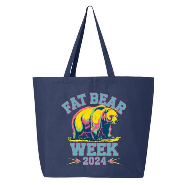 Fat Bear Week 2024 Grazer Animal Lover Alaska Katmai Nature 25L Jumbo Tote