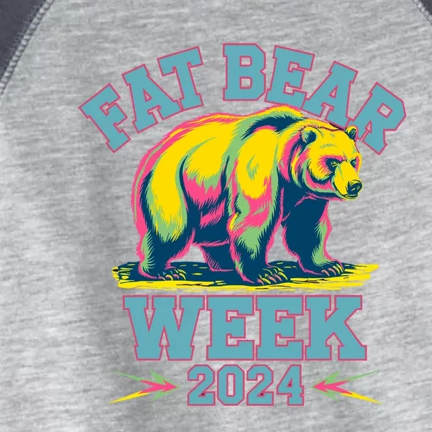 Fat Bear Week 2024 Grazer Animal Lover Alaska Katmai Nature Toddler Fine Jersey T-Shirt